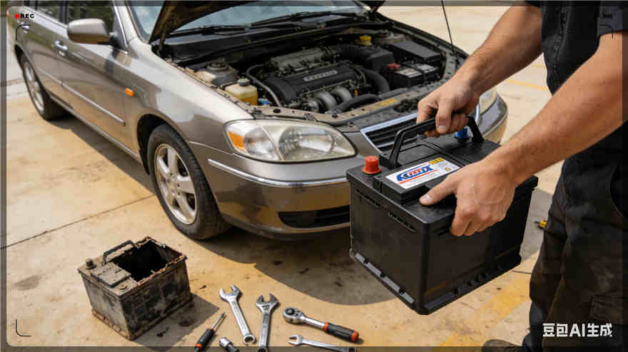 紫阳汽车换电瓶电话【案例】